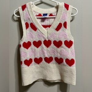 Old Navy Cream Knit Sweater Vest